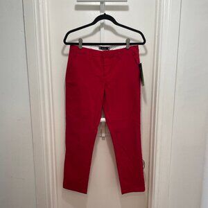 NWT Jagger x Volcom cropped mod red ankle taper pants size 5